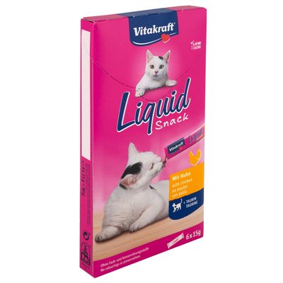 Vitakraft Cat Liquid-Snack mit Hähnchen + Taurin