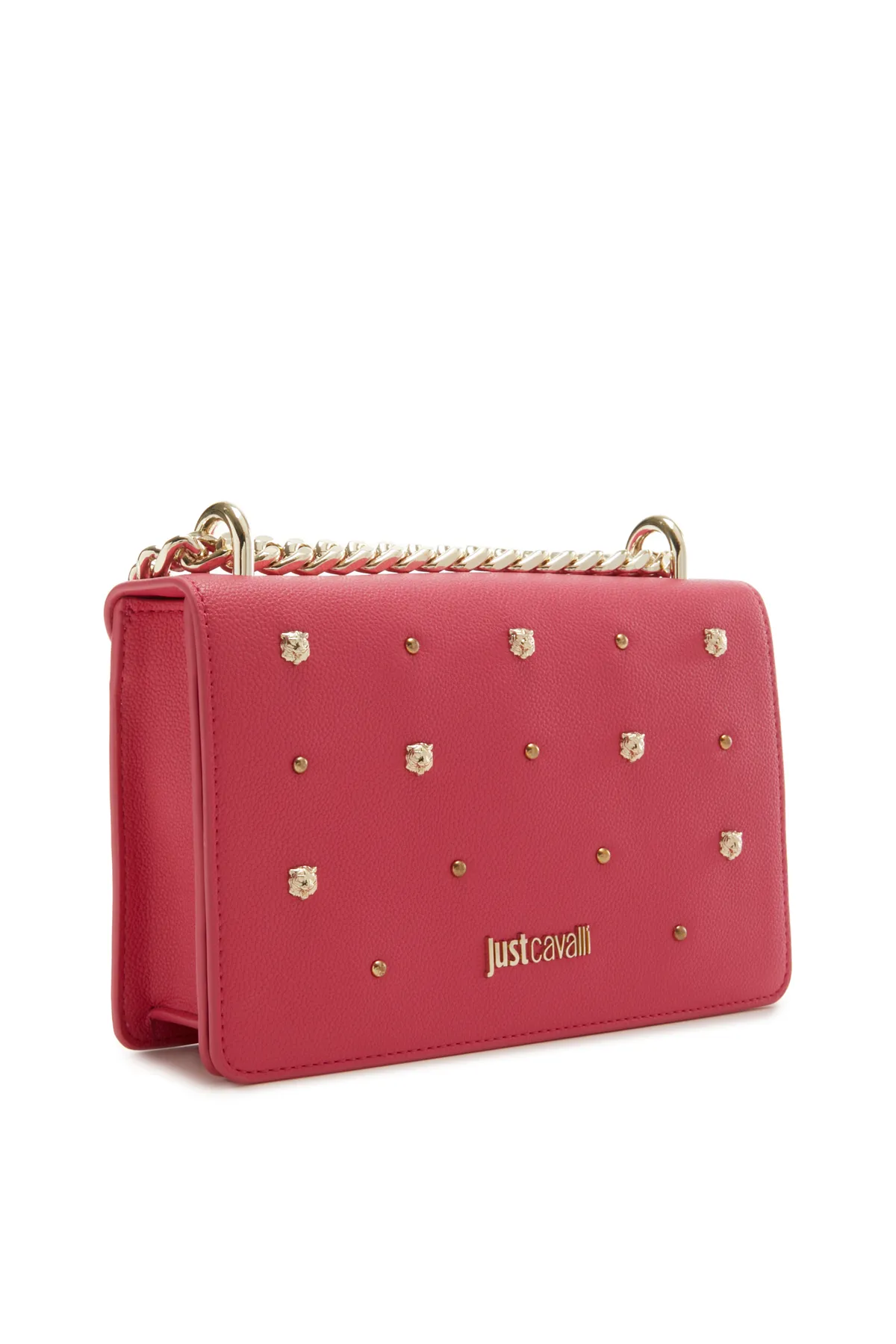 Just Cavalli  Tiger Studs Damen Umhängetasche Rosa 75ra4br2-zs796-455