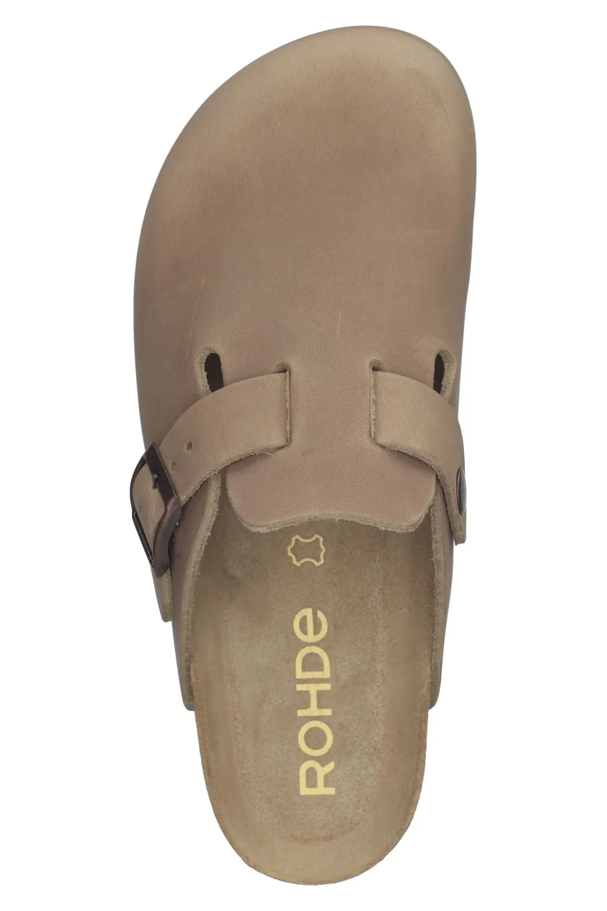 Rohde  Hausschuh - Beige - Flacher Absatz