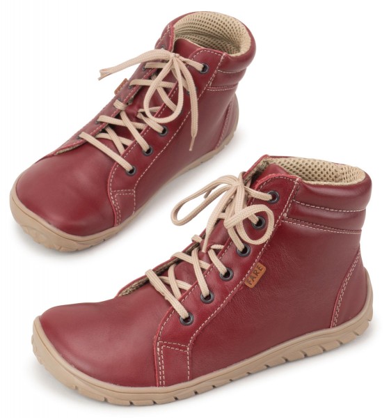 Fare Bare |vA ~ HighCut Leder Schnürer ~ Rot