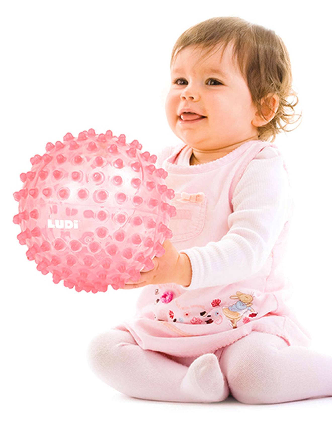 Ludi Baby Sensorikball LUDI - rosa