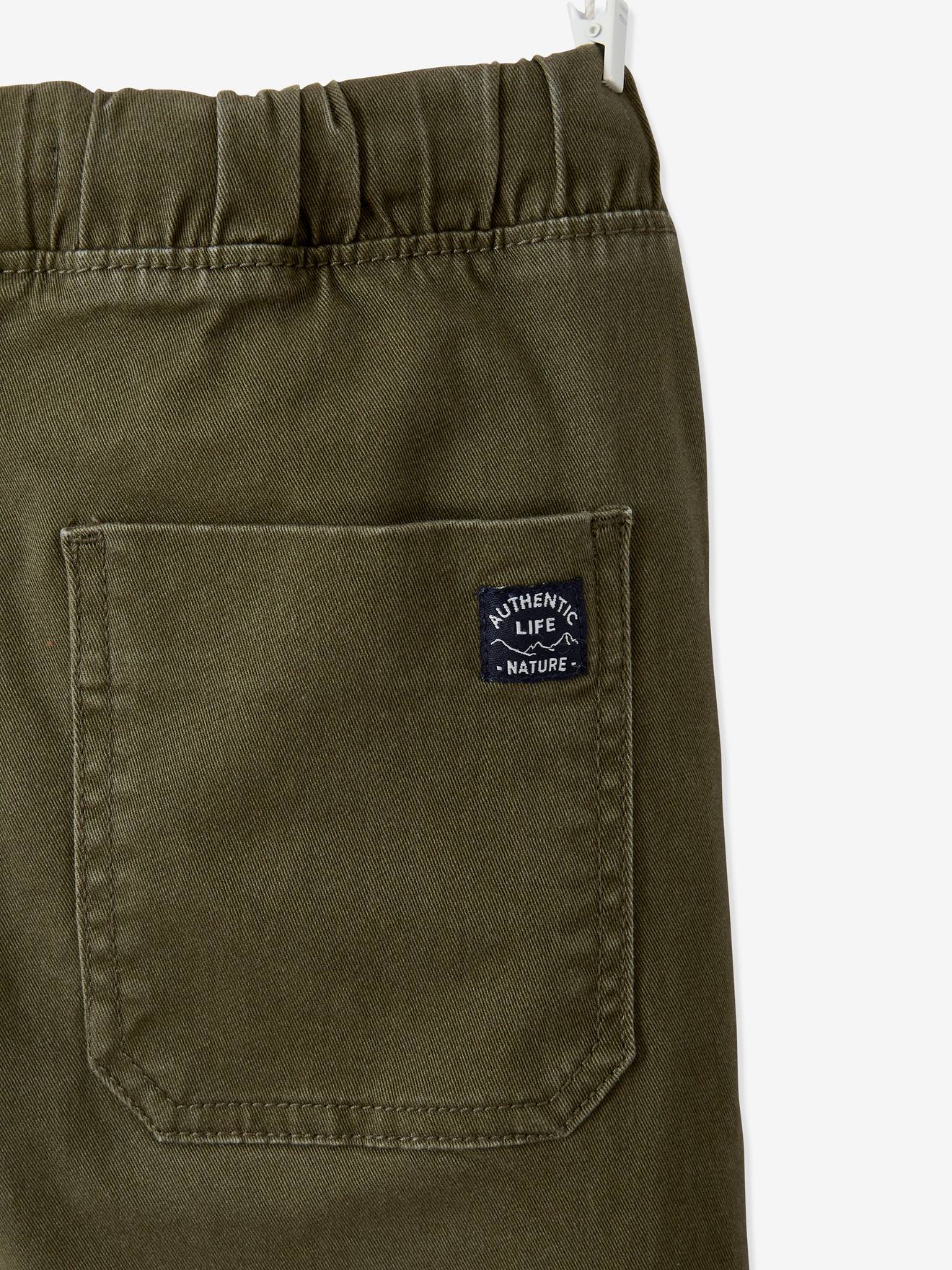 Pantalon battle garçon facile à enfiler navy