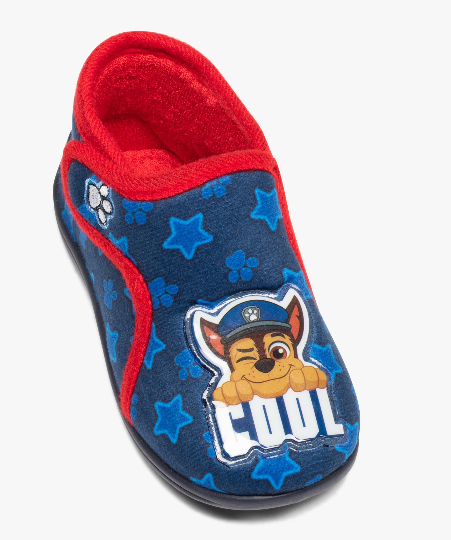 Chaussons Garçon bottillons à scratch – Pat’ Patrouille bleu | GEMO