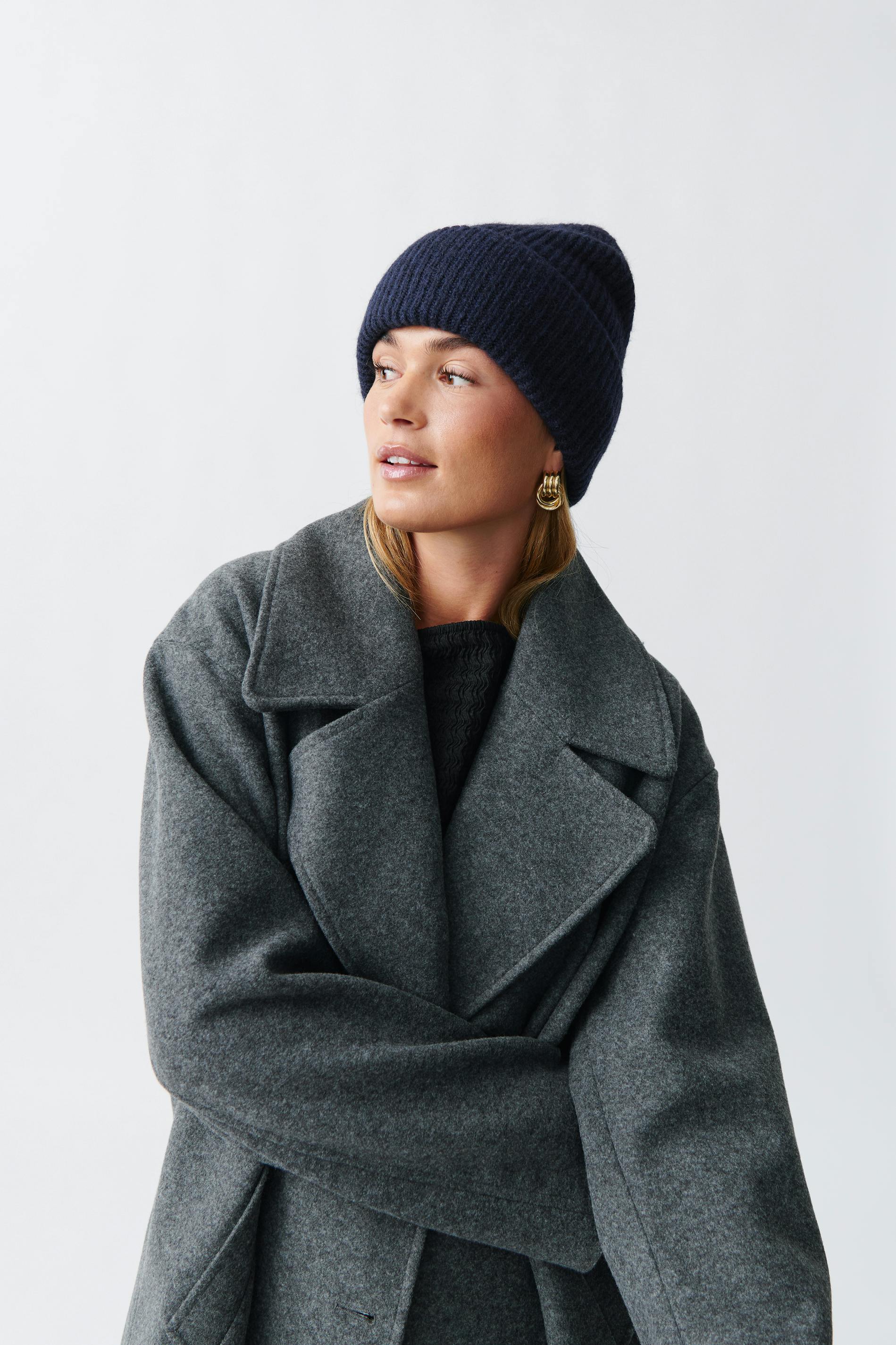 Rib beanie