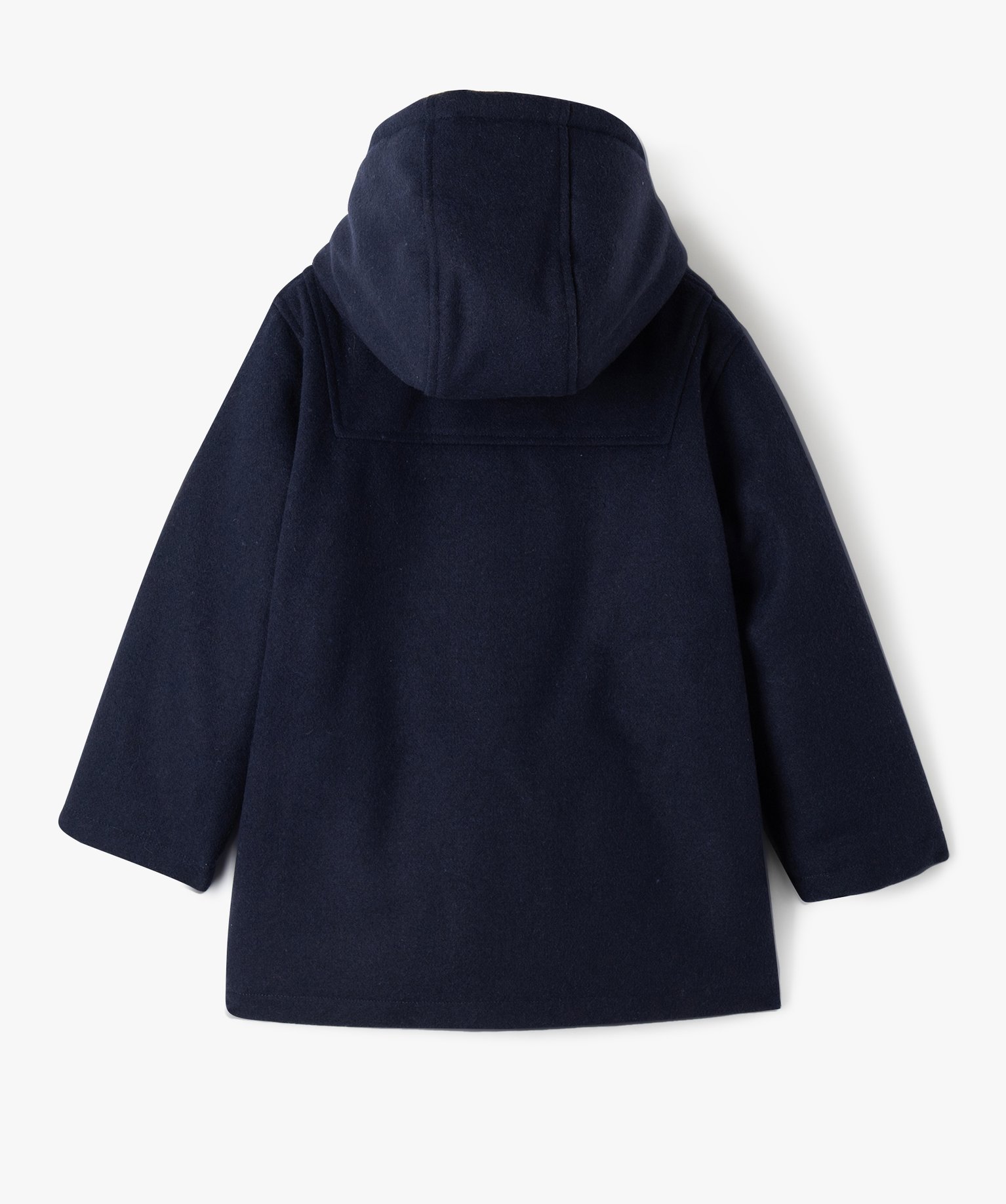 Caban en drap de laine à capuche Garçon - LuluCastagnette marine | GEMO