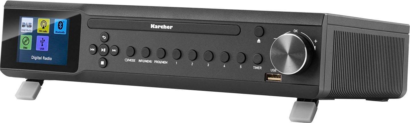 Karcher RA 2060D Digitalradio (DAB) (Digitalradio (DAB), UKW mit RDS, 6 W)