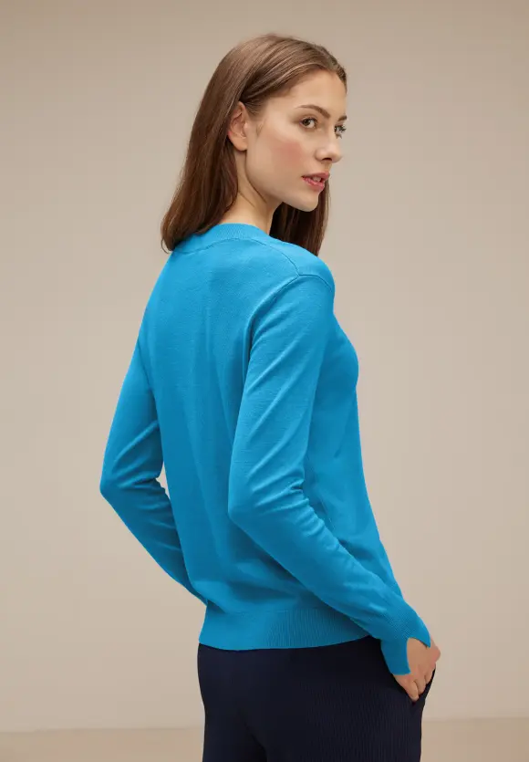 Street One Pullover mit V-Ausschnitt