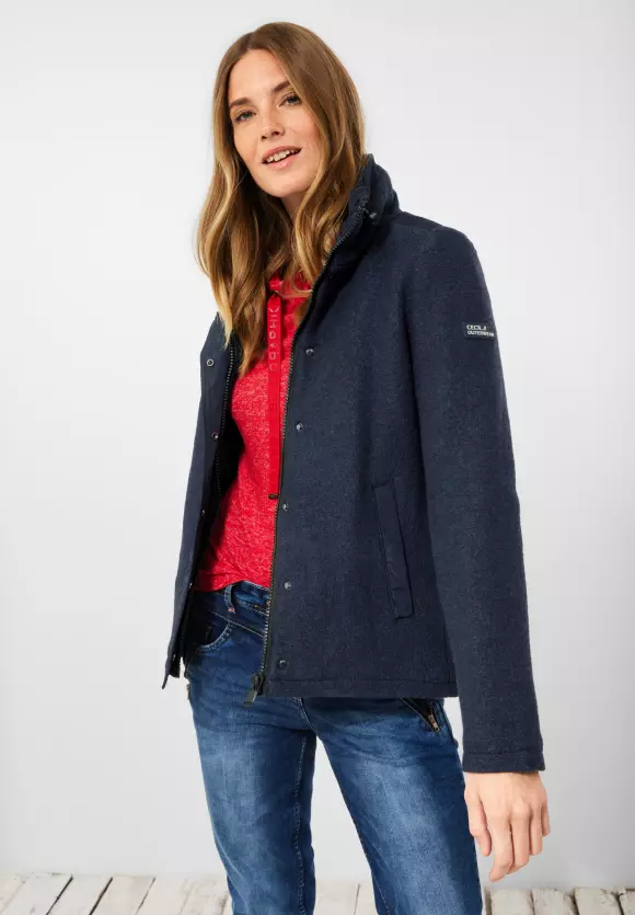 CECIL Jacke im Materialmix