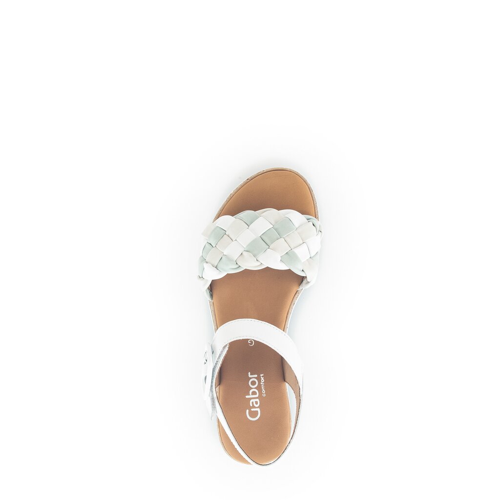 Gabor comfort Keilsandalette weiß