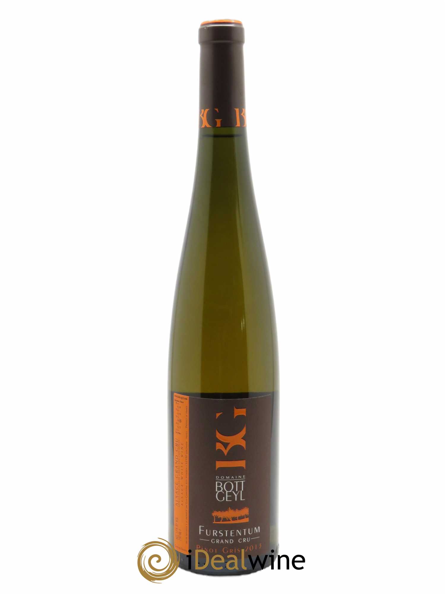 Alsace Grand Cru Furstentum Pinot Gris Bott-Geyl (Domaine)  2013 - Lot de 1 Bouteille