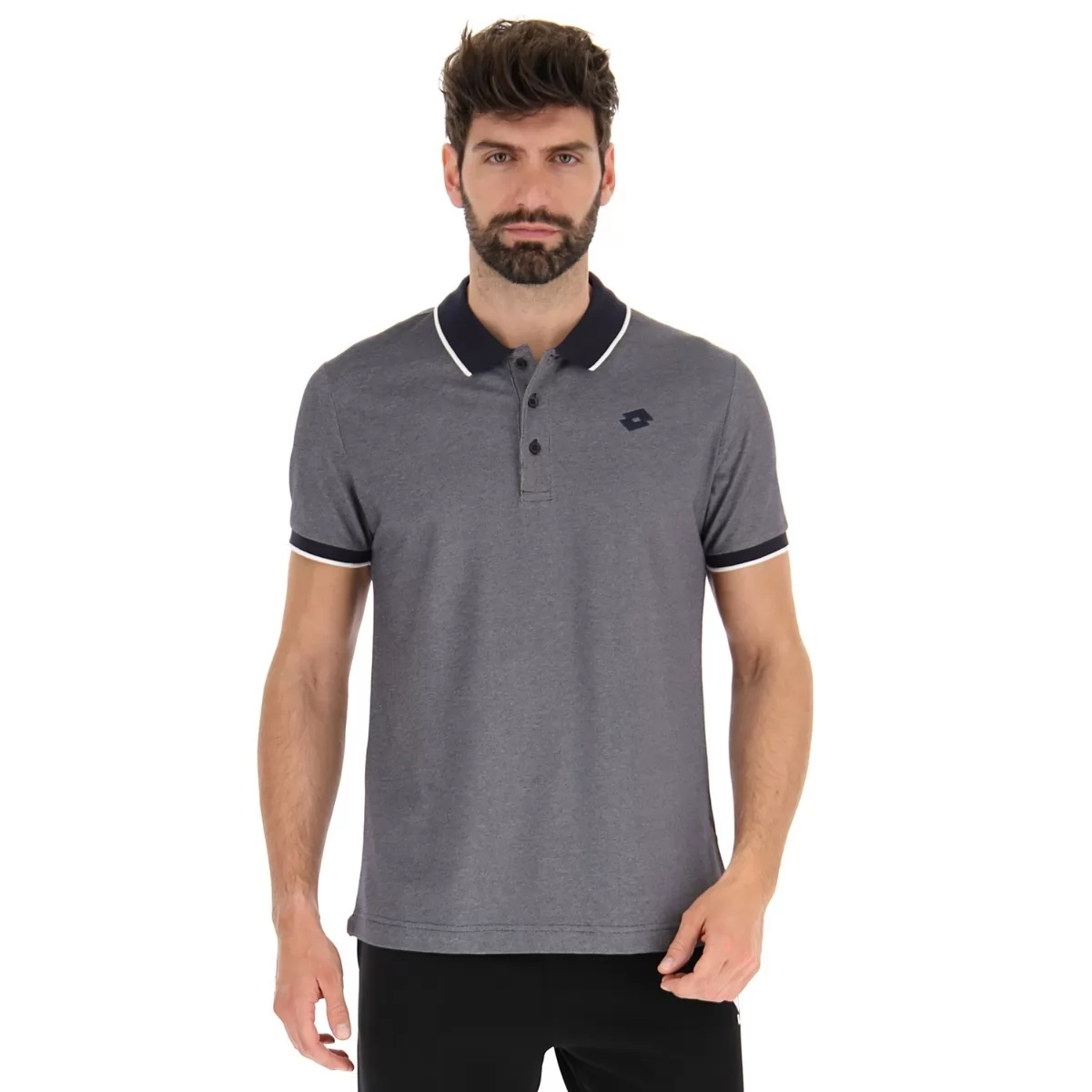 POLO TRIČKO FIRENZE TMAVĚ MODRÉ/ZÁŘIVĚ BÍLÉ