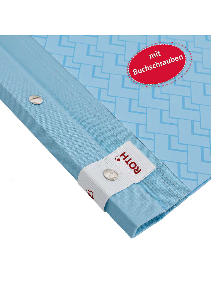 ROTH Zeugnismappe Pattern mit Buchschrauben - Swimming Pool in Hellblau günstig kaufen onesize