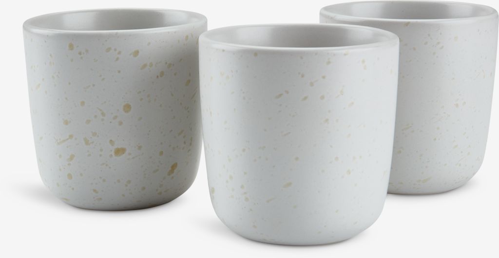 Kubek JON JON Ø8xH8cm 20cl biały