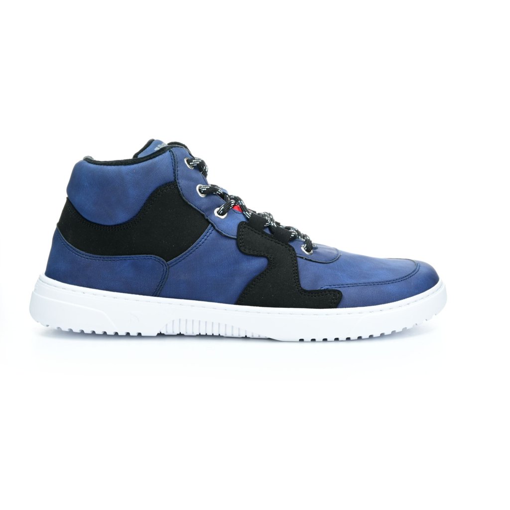 Be Lenka Barebarics Lynx Dark Blue & White Barfußstiefeletten
