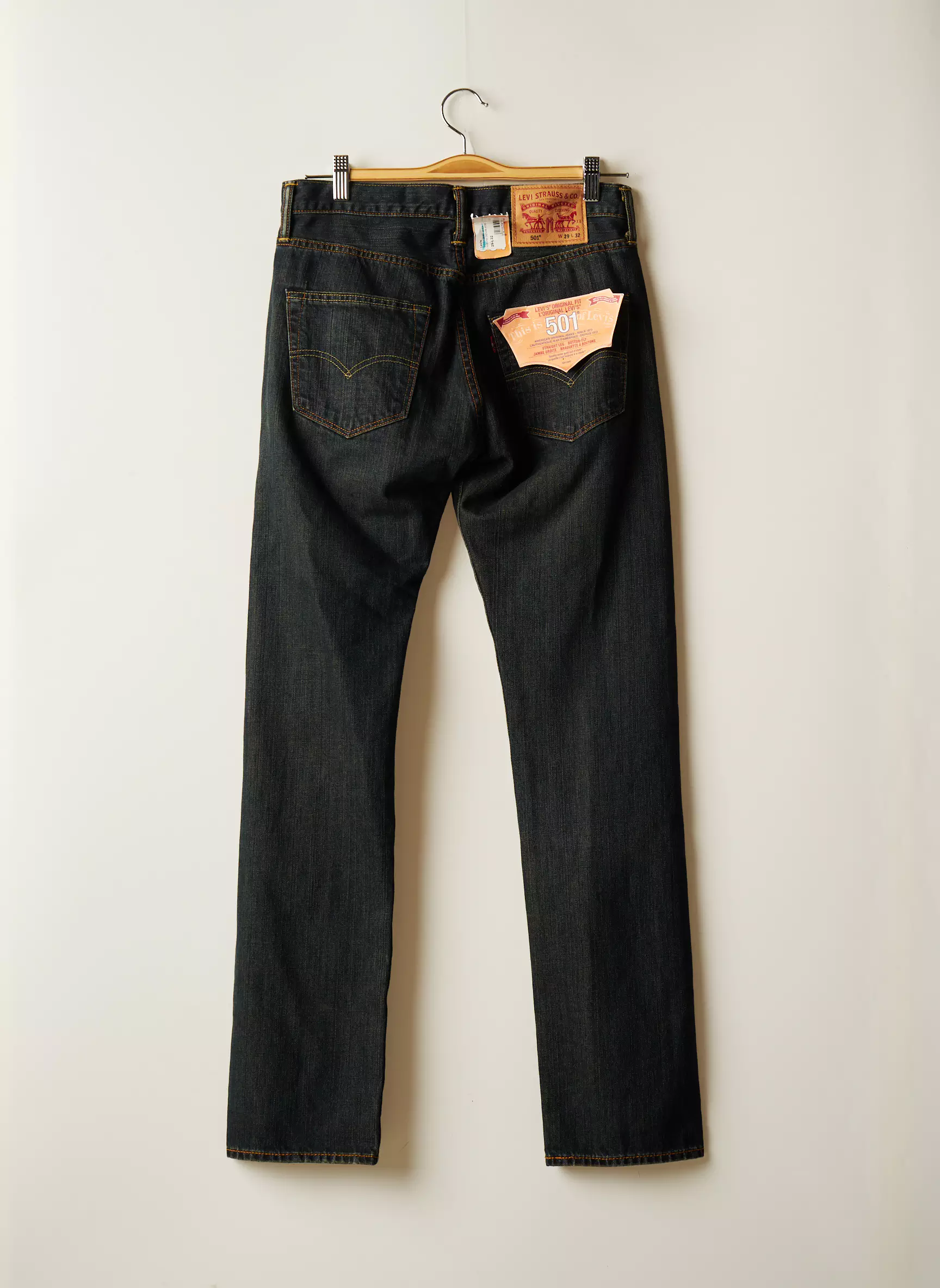 Levis Jeans Coupe Slim Homme couleur bleu