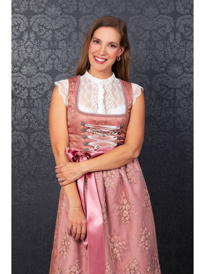 Edelnice Midi Dirndl Sophia in rose günstig kaufen