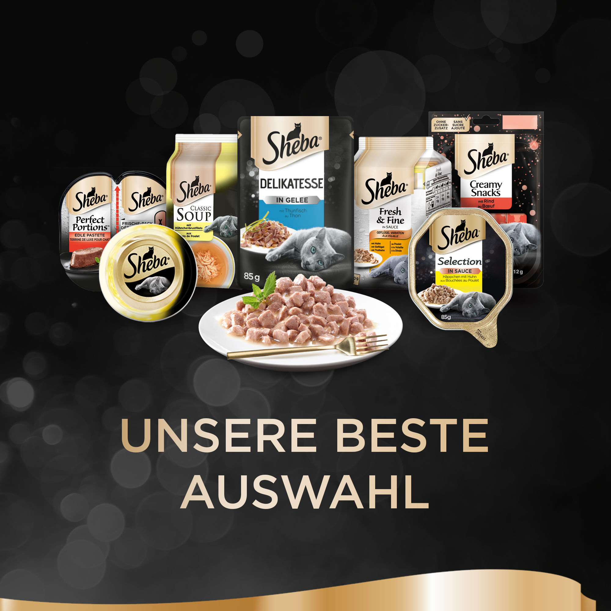 Sheba Nassfutter Sheba Sauce Lover 22x85g Lachs