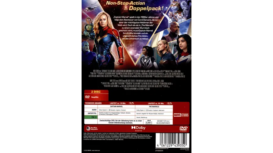 Captain Marvel / The Marvels  [2 DVDs]