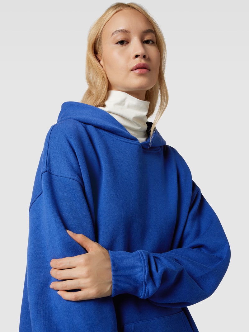 Oversized Hoodie mit Kapuze in royalblau