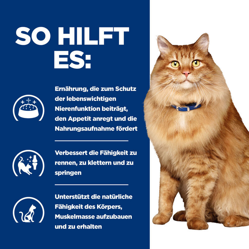 Hill's Nierendiät Hill's Prescription Diet k/d + Mobility Feline mit Huhn 24x85 g