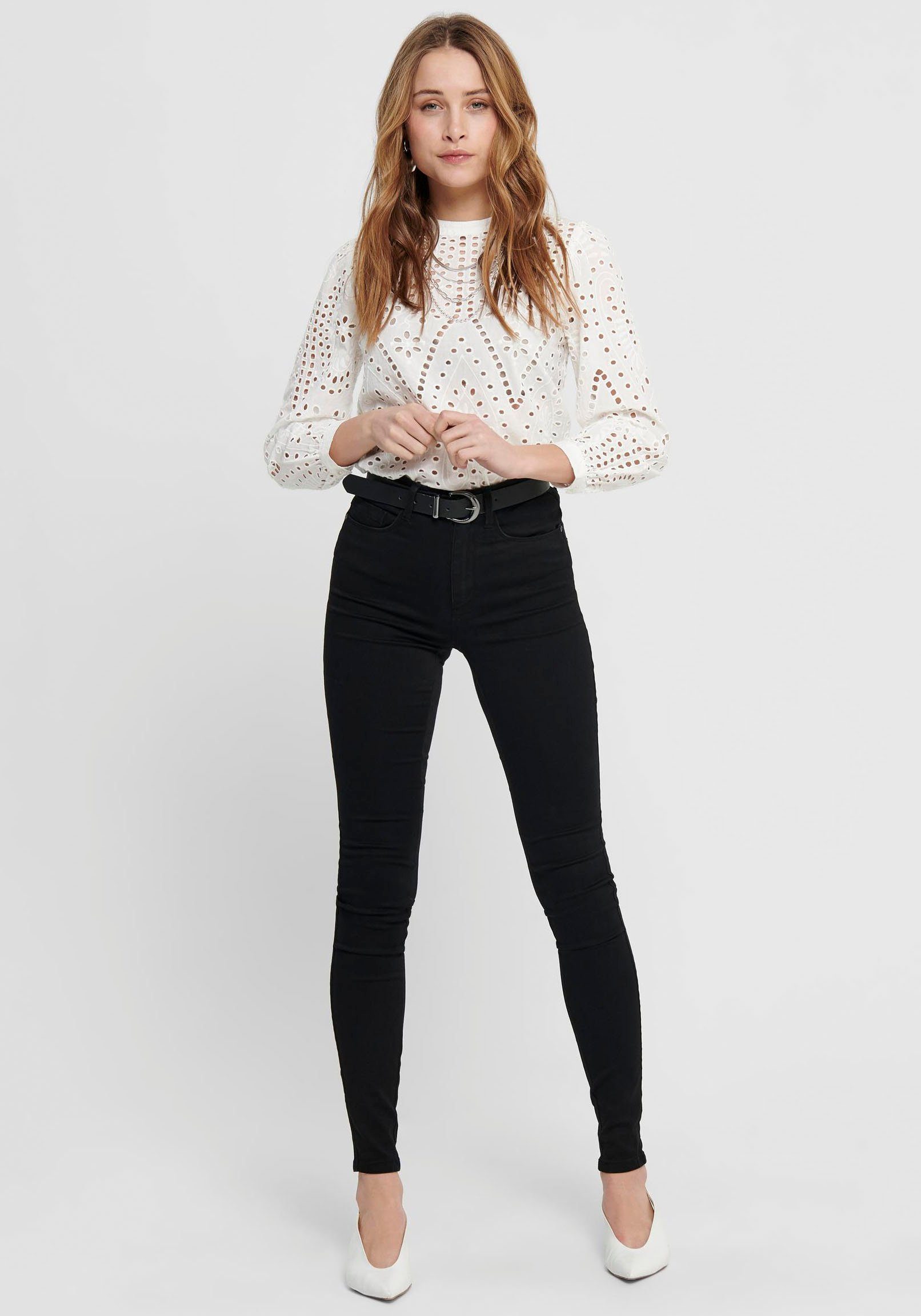ONLY High-waist-Jeans ONLROYA HW SKINNY BJ13964 im 5-Pocket-Design