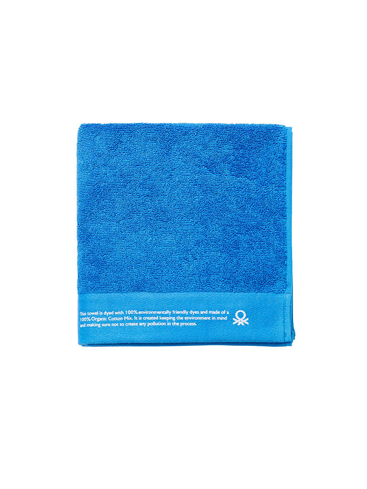 Benetton 2tlg. Frottier-Set in Blau günstig kaufen onesize