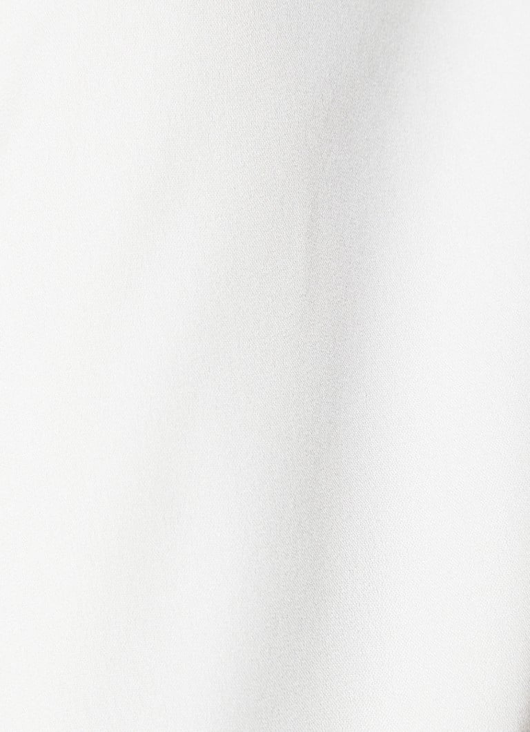 HUGO BOSS Bidriz silk top with stand-up collar