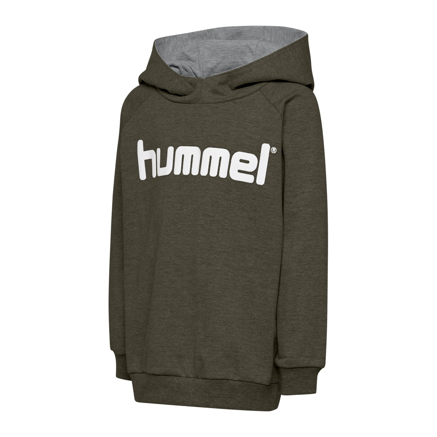 Hummel Cotton Logo Hoody Kids Grün F6084