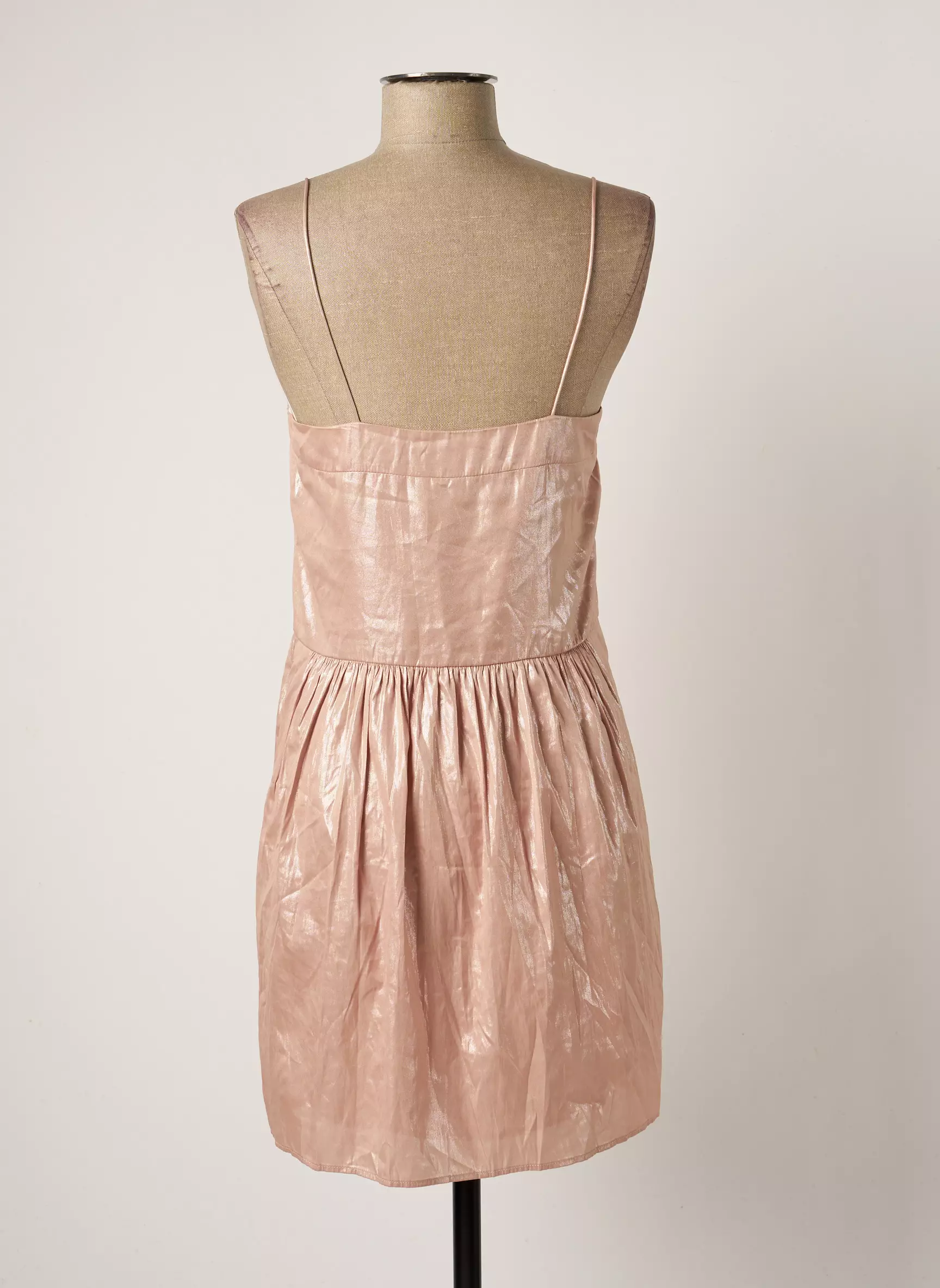 Mango Robes Courtes Femme couleur rose
