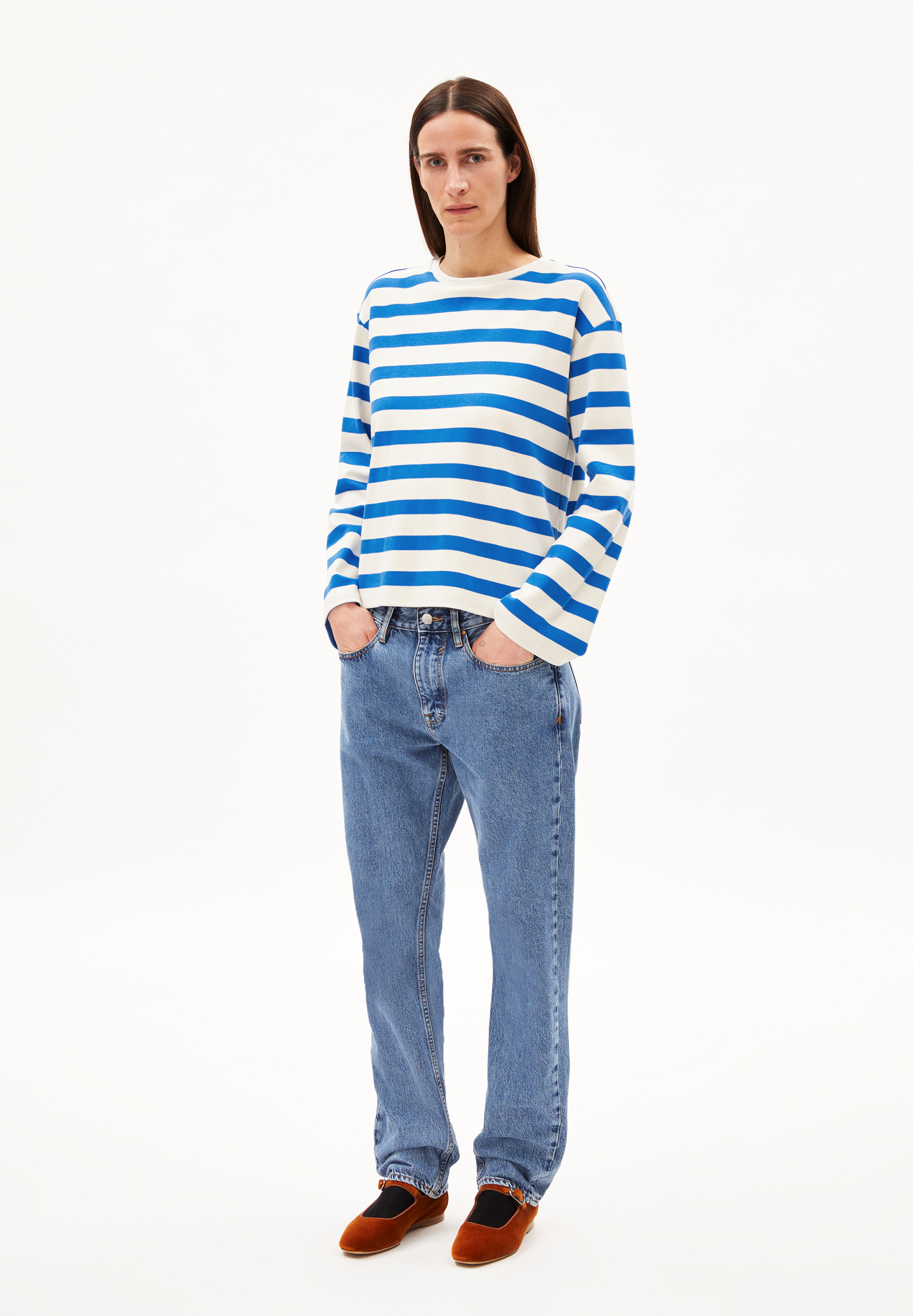 Longsleeve Loose Fit aus Bio-Baumwolle