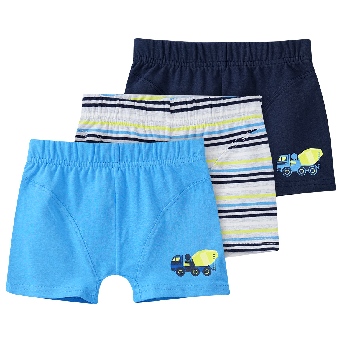 3 Jungen Boxer in verschiedenen Dessins