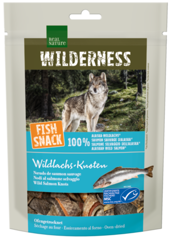REAL NATURE Snacks REAL NATURE WILDERNESS Fish Snack 70g Wild Alaska, Wild Alaska (Wildlachs-Knoten)