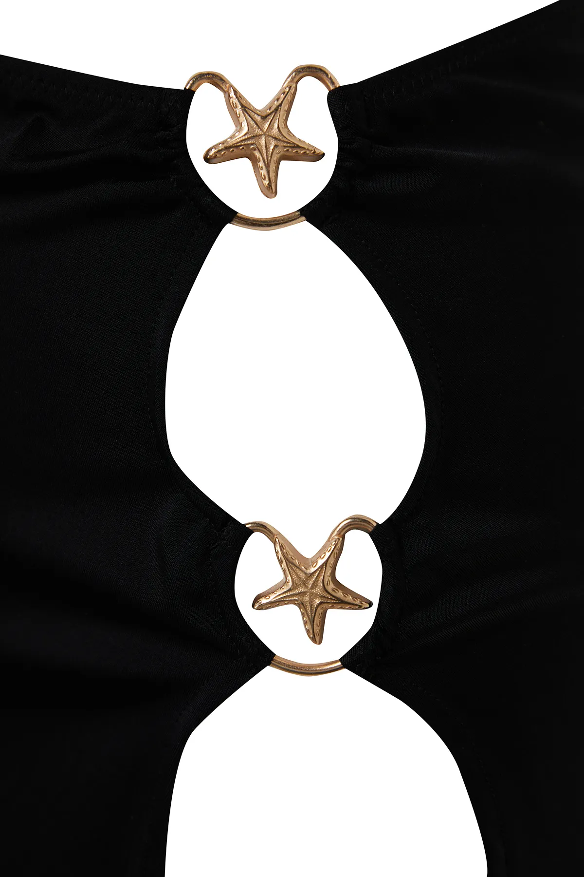 Trendyol Collection  Schwarzer Mini-Strick-Pareo mit Zubehör TBESS24PR00017