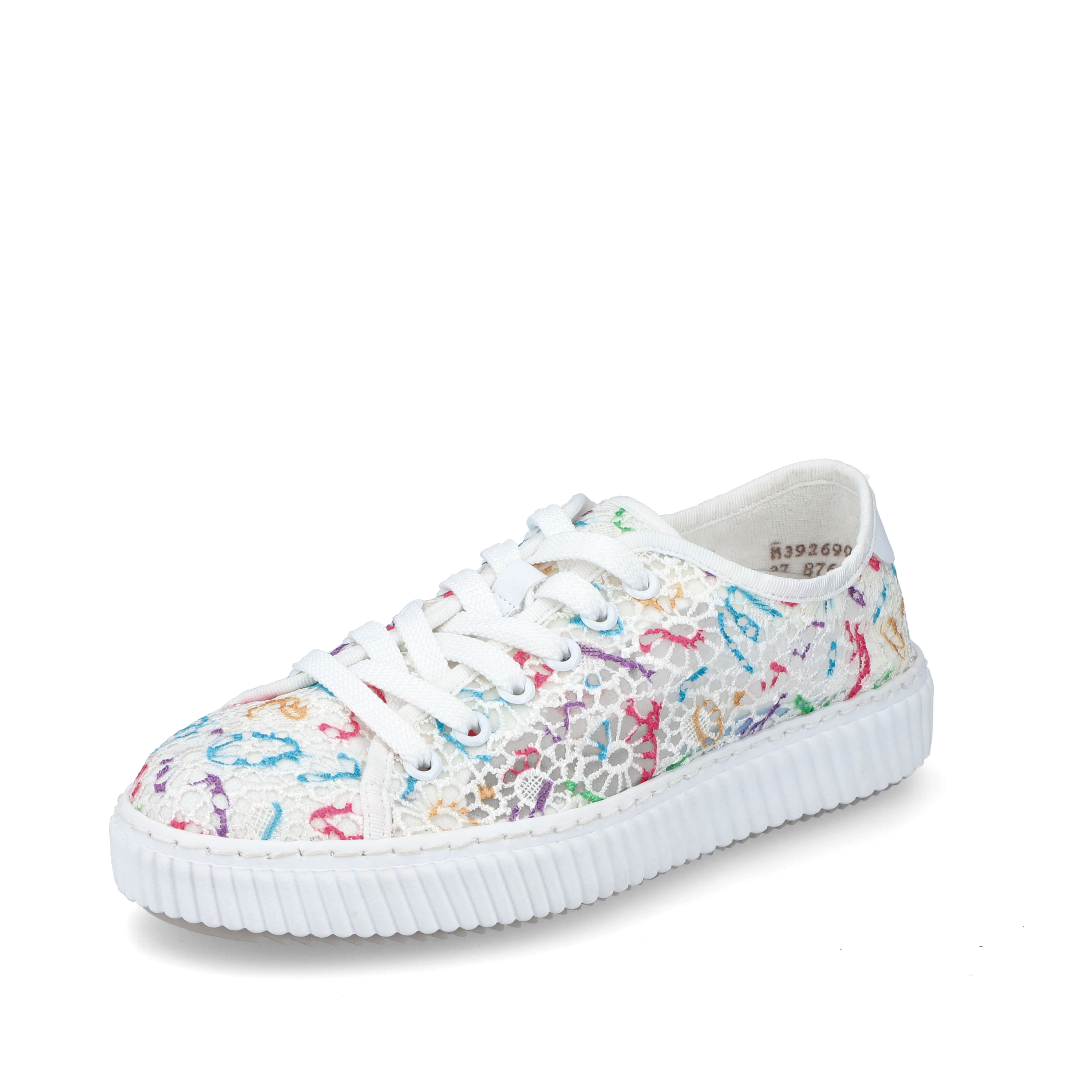 Rieker Damen Sneaker Low multi-schneeweiss