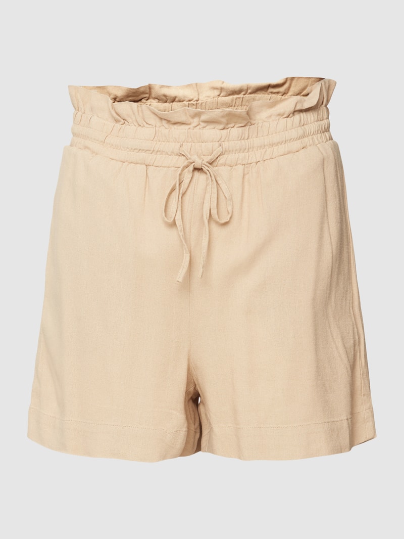 Shorts mit elastischem Bund Modell 'MILO' in sand
