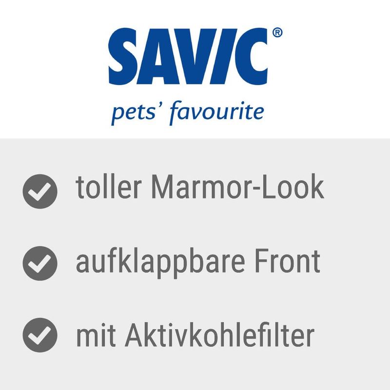 Savic Katzentoilette Nestor Jumbo Marble zu TOP-Preisen | bitiba