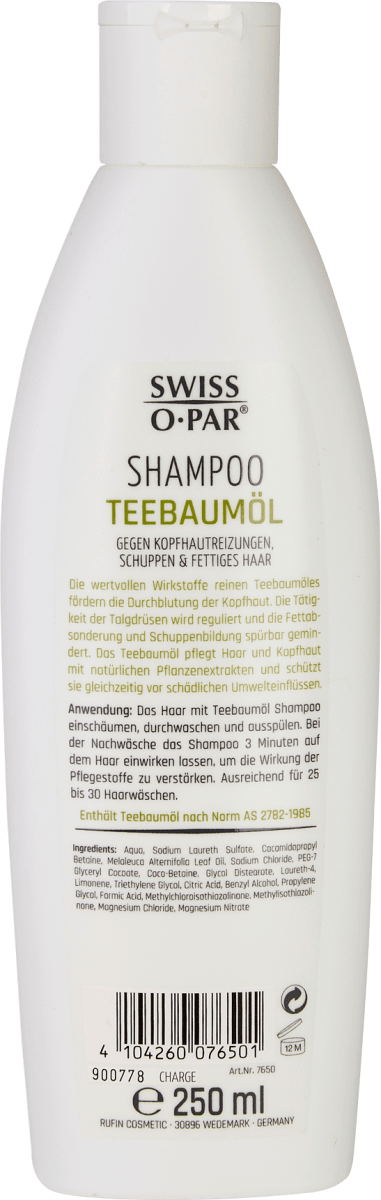 Shampoo Teebaumöl, 250 ml