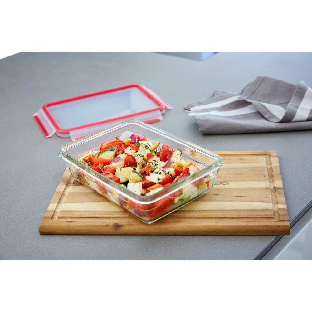 Emsa Frischhaltedose Clip & Close GLAS 0.55 L, Glas