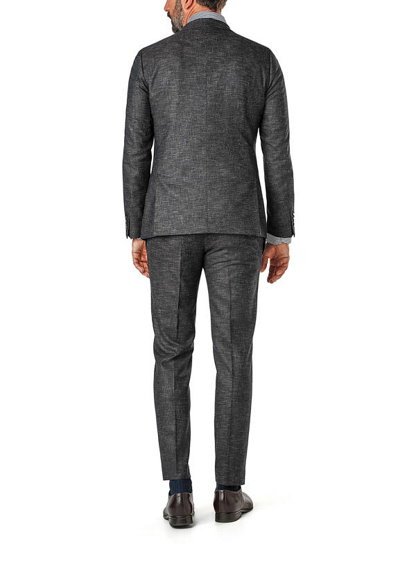 Strellson, Anzug Arndt-Kynd, Slim Fit, Mikrofaser-Leinen, braun meliert