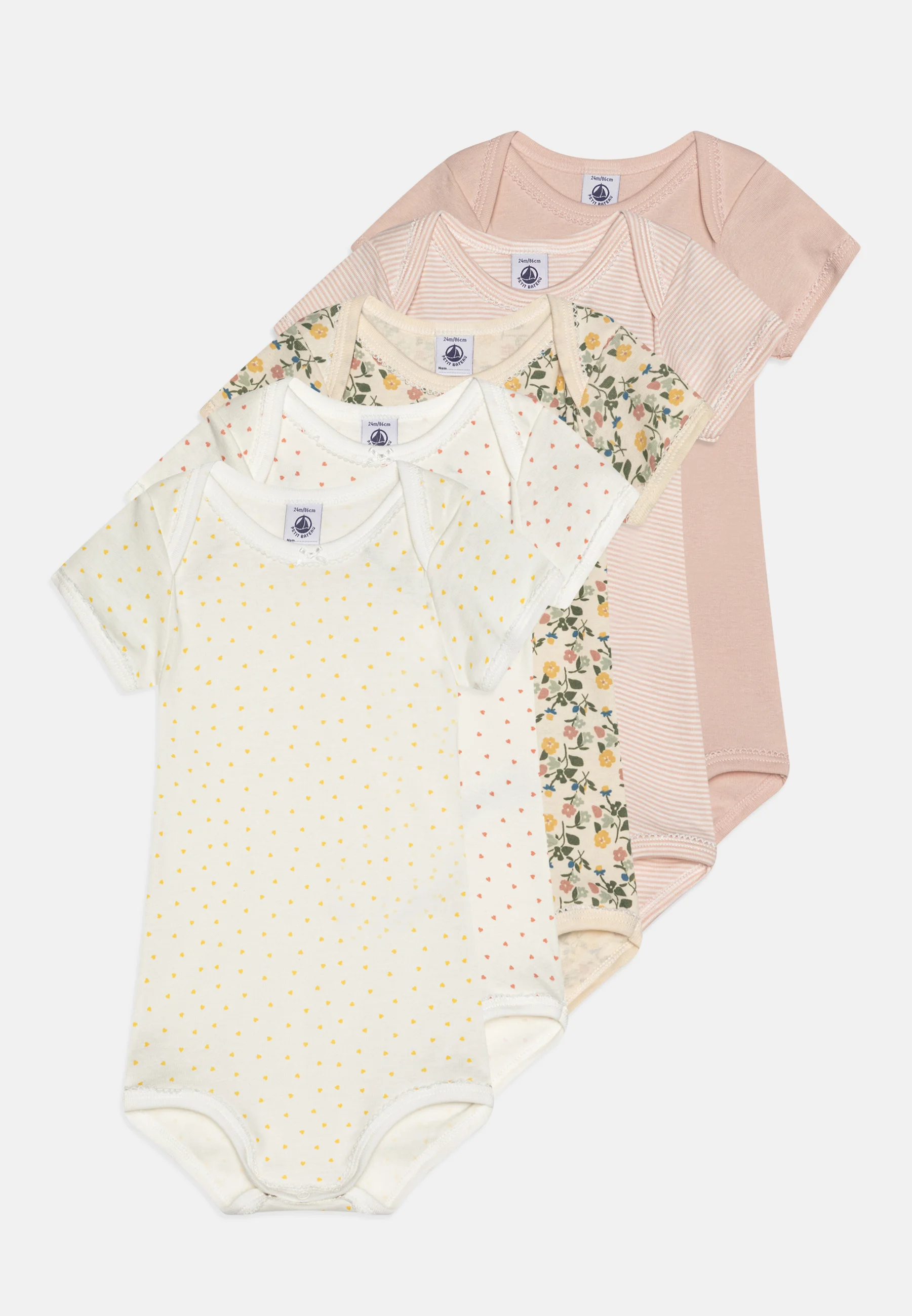 Petit Bateau BABY UNISEX 5 PACK - Body