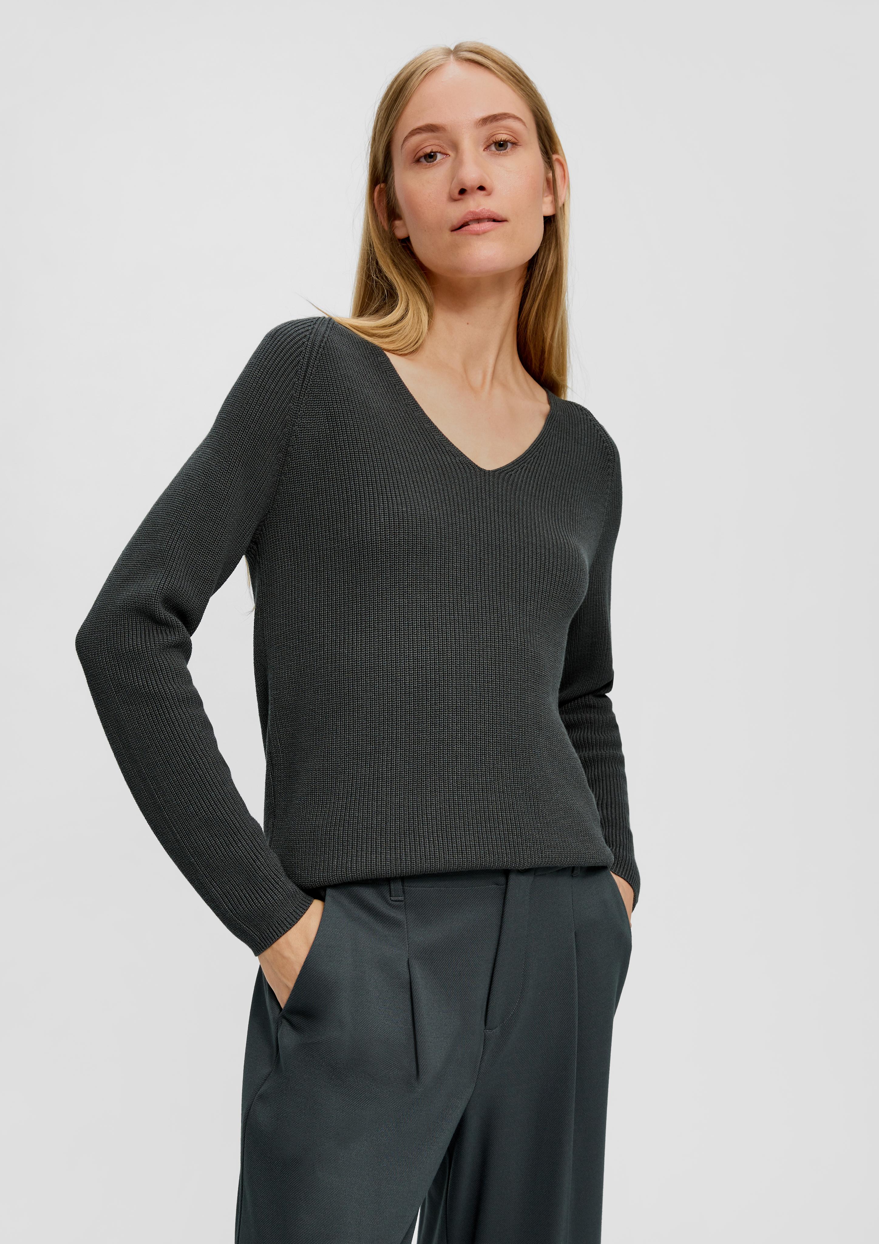 Strickpullover mit Raglanärmeln  2133060-7909