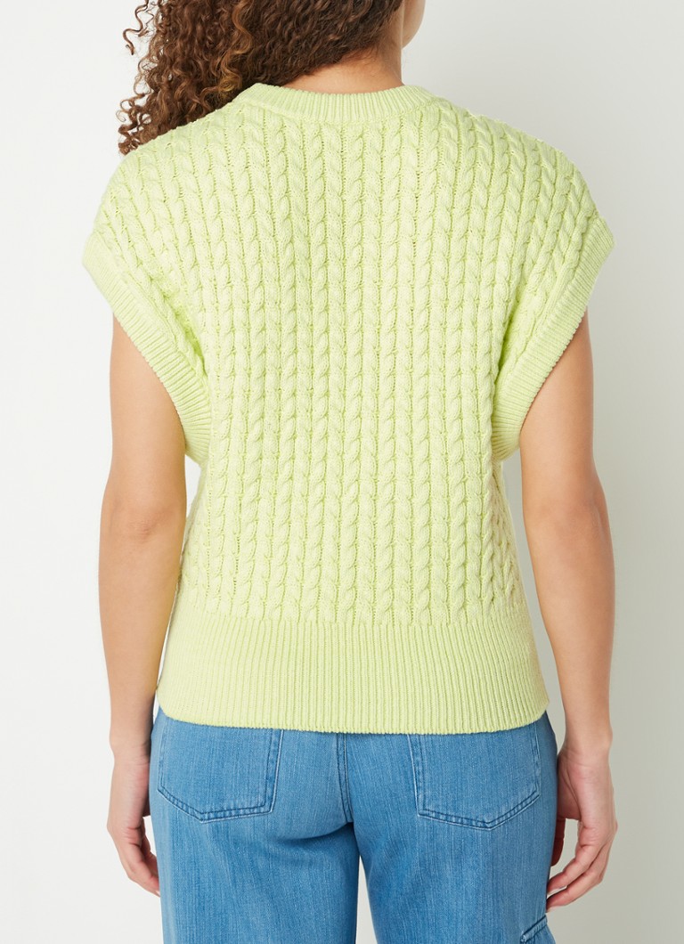 Dante 6 Cobra cable knit top with stretch