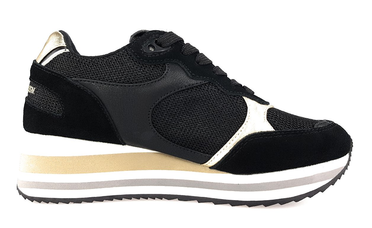 US Polo SYLVI007W/3NS1 Schwarz Black/ Gold
