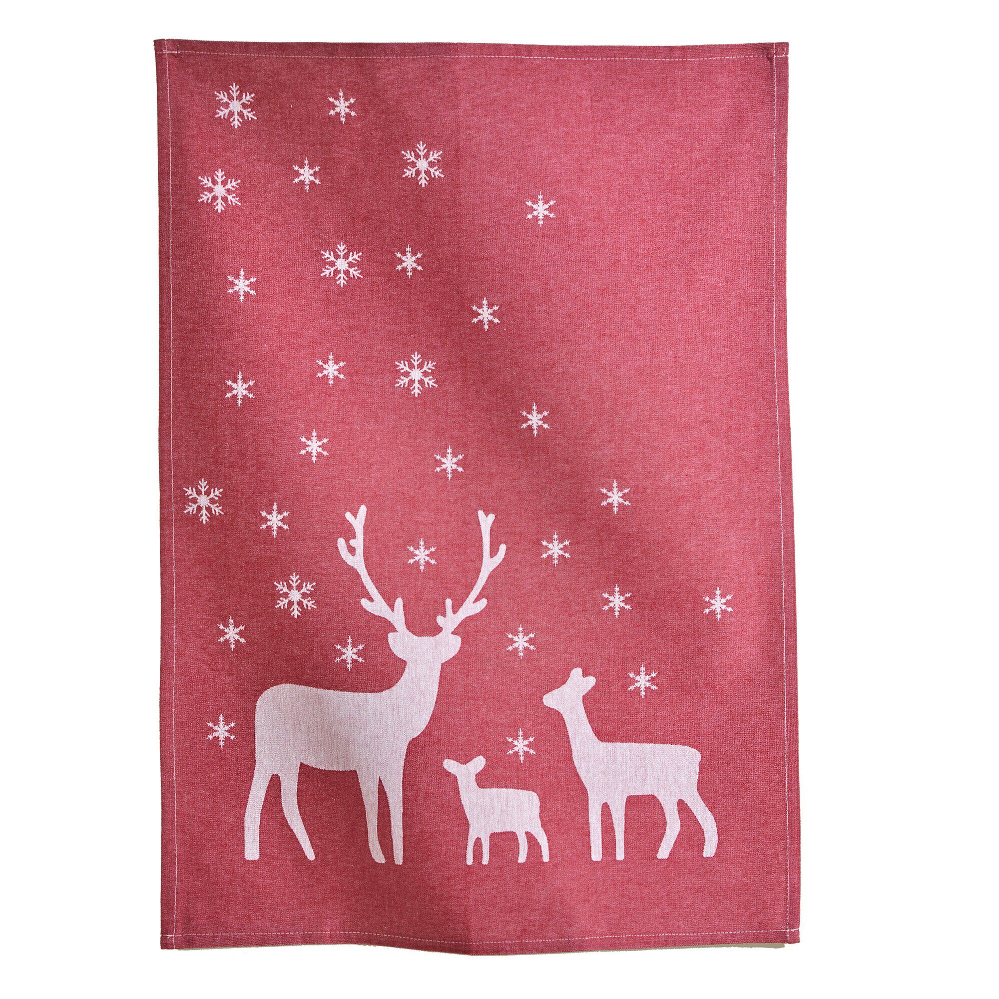 Torchon jacquard de Noël