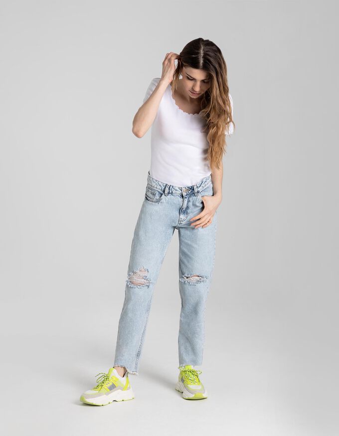 T-Shirt - Muschelsaum