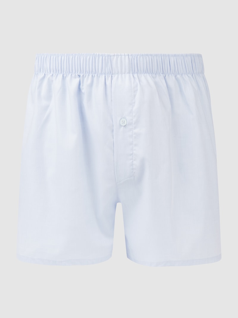 Boxershorts aus Baumwolle in hellblau