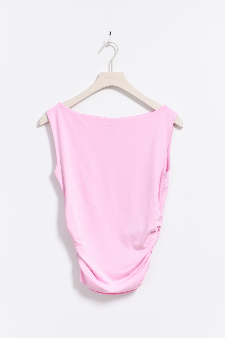 Soft touch boatneck top