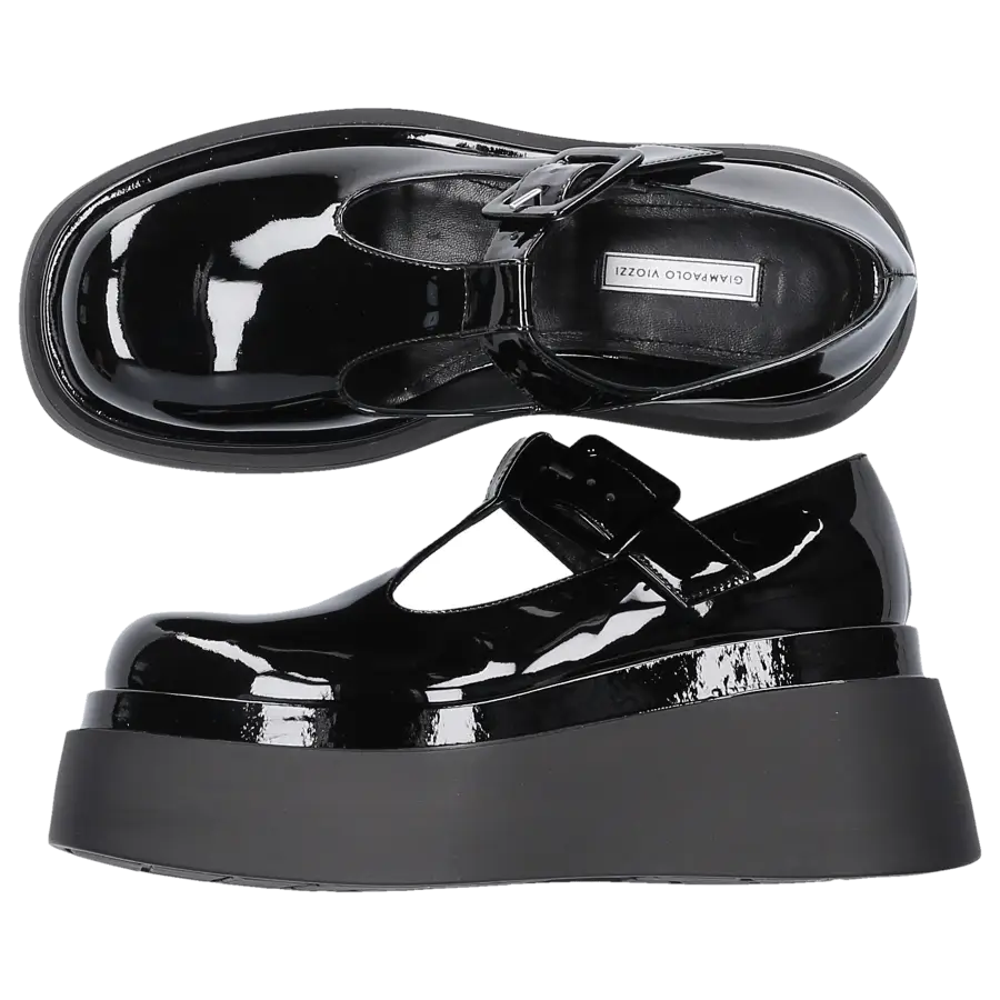 Giampaolo Viozzi - Loafer BETH Lackleder - schwarz