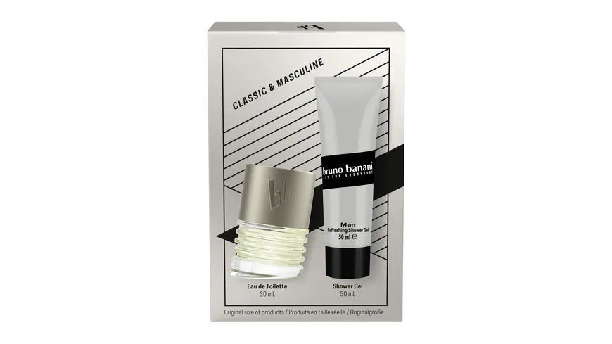 bruno banani Man Eau de Toilette + Duschgel Geschenkpackung