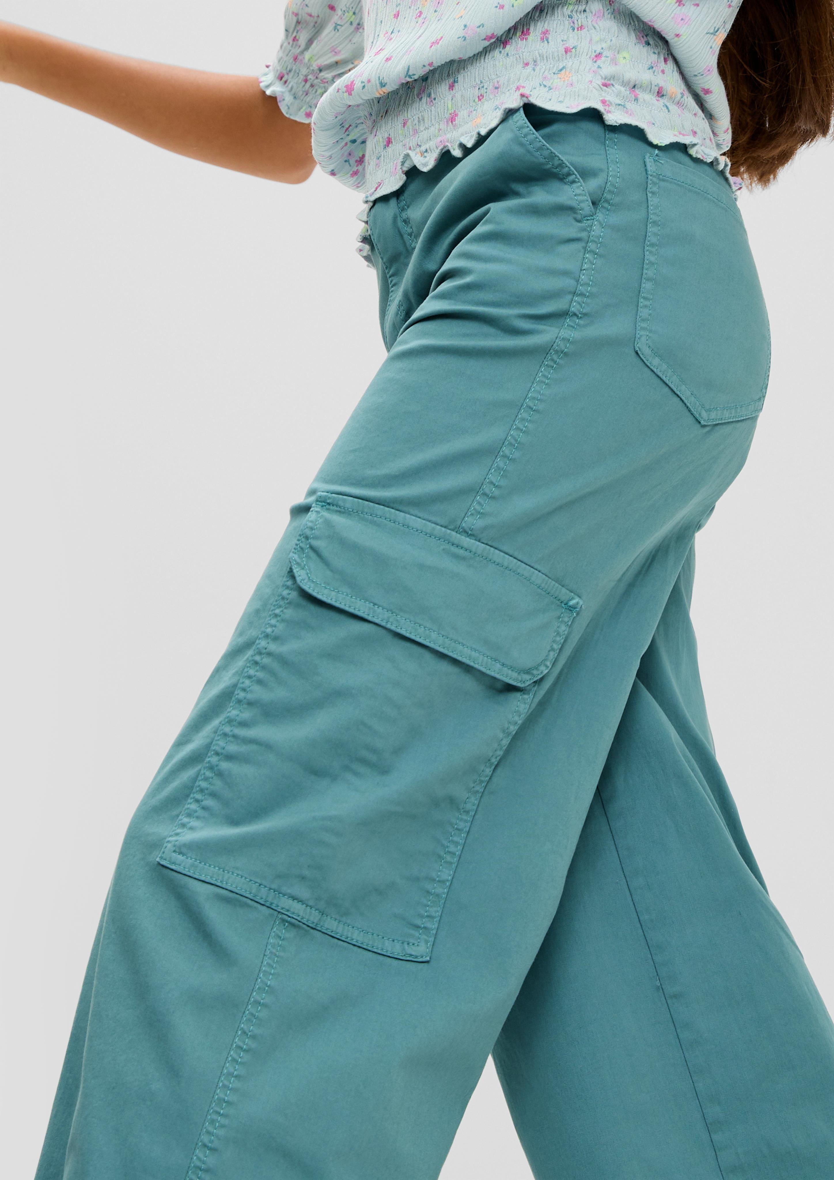 Loose: Wide-Leg-Pants im Cargo-Stil  2142452-6560